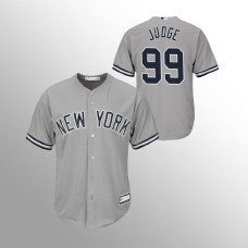 Men's New York Yankees Aaron Judge #99 Gray Replica Big & Tall Jersey