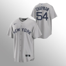 Aroldis Chapman New York Yankees Gray 2021 Field of Dreams Replica Jersey