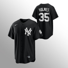 Clay Holmes New York Yankees Black Alternate Fashion Replica Jersey