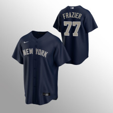 Men's New York Yankees Clint Frazier #77 Navy Replica Alternate Jersey