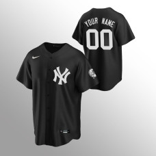 Men's New York Yankees Custom #00 Black 2020 Replica Fashion Jersey