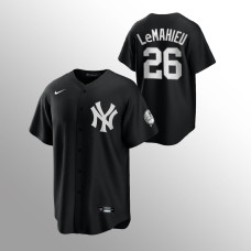 D.J. LeMahieu New York Yankees Black Alternate Fashion Replica Jersey