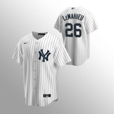 Men's New York Yankees DJ LeMahieu #26 White Replica Home Jersey