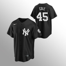 Men's New York Yankees Gerrit Cole #45 Black 2020 Replica Fashion Jersey