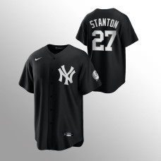 Giancarlo Stanton New York Yankees Black Alternate Fashion Replica Jersey