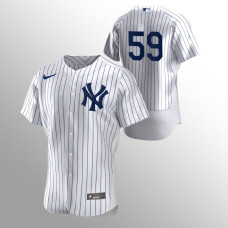 New York Yankees Luke Voit White Authentic Home Jersey