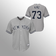 Men's New York Yankees Michael King #73 Gray Replica Big & Tall Jersey