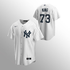 Men's New York Yankees Michael King #73 White Replica Home Jersey