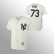 New York Yankees Michael King Cream Throwback Authentic Jersey