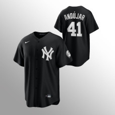 Miguel Andujar New York Yankees Black Alternate Fashion Replica Jersey