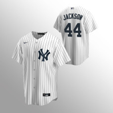 Men's New York Yankees Reggie Jackson #44 White Replica Home Jersey