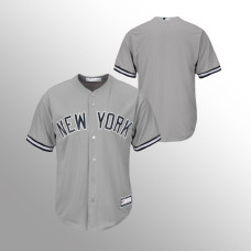 Men's New York Yankees Replica Gray Big & Tall Jersey