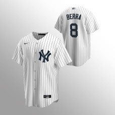 Men's New York Yankees Yogi Berra #8 White Replica Home Jersey