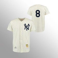 Yogi Berra New York Yankees Cream Throwback Authentic Jersey