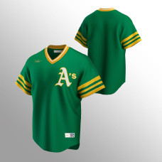 Men's Oakland Athletics Cooperstown Collection Kelly Green Road Jersey