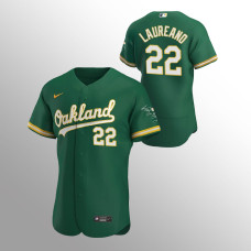 Men's Oakland Athletics Ramon Laureano Authentic Kelly Green 2020 Alternate Jersey