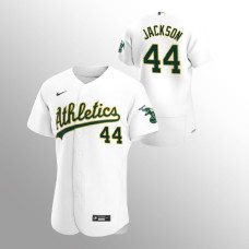 Men's Oakland Athletics Reggie Jackson Authentic White 2020 Home Jersey