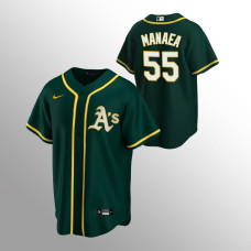 Men's Oakland Athletics Sean Manaea #55 Green 2020 Replica Alternate Jersey