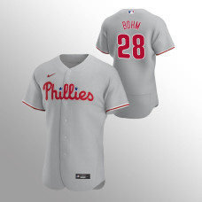 Men's Philadelphia Phillies Alec Bohm Authentic Gray 2020 Road Jersey