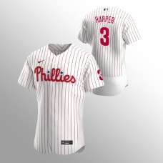 Bryce Harper Philadelphia Phillies White Authentic Home Jersey