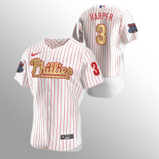 Philadelphia Phillies Bryce Harper White 2008 World Series Champions Jersey