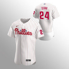 Roman Quinn Philadelphia Phillies White Authentic Home Jersey