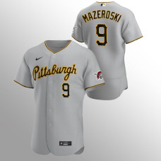 Men's Pittsburgh Pirates Bill Mazeroski Authentic Gray 2020 Road Jersey