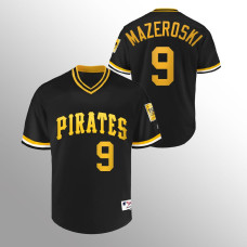 Men's Pittsburgh Pirates Bill Mazeroski Turn Back the Clock Black 1979 Jersey