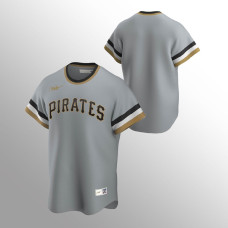 Men's Pittsburgh Pirates Cooperstown Collection Gray Road Jersey