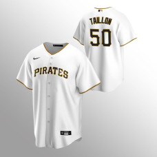 Men's Pittsburgh Pirates Jameson Taillon #50 White Replica Home Jersey