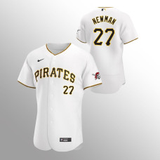 Men's Pittsburgh Pirates Kevin Newman #27 White Authentic Home Jersey