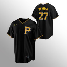 Men's Pittsburgh Pirates Kevin Newman #27 Black Replica Alternate Jersey