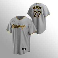 Men's Pittsburgh Pirates Kevin Newman #27 Gray Replica Road Jersey