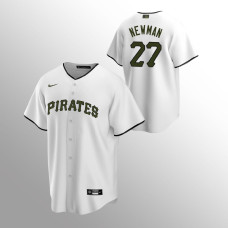 Men's Pittsburgh Pirates Kevin Newman #27 White Replica Alternate Jersey