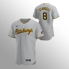 Men's Pittsburgh Pirates Willie Stargell Authentic Gray Road Jersey