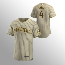 San Diego Padres Blake Snell Sand Brown Authentic Alternate Jersey