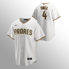 San Diego Padres Blake Snell White Brown Replica Home Jersey