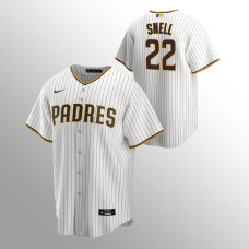 Men's San Diego Padres Blake Snell #22 White Brown Replica Trade Home Jersey