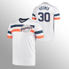 San Diego Padres Eric Hosmer White Cooperstown Collection V-Neck Jersey