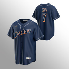 San Diego Padres Ha-Seong Kim Navy Cooperstown Collection Jersey