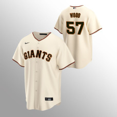 San Francisco Giants Alex Wood Cream Replica Home Jersey