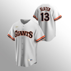 Austin Slater San Francisco Giants White Cooperstown Collection Home Jersey