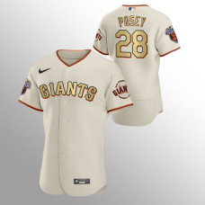 San Francisco Giants Buster Posey Cream 2010 World Series Champions Jersey