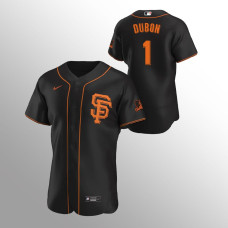 Mauricio Dubon San Francisco Giants Black Authentic Alternate Jersey