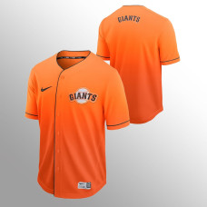 Men's San Francisco Giants Orange Fade Jersey