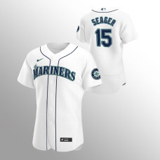 Men's Seattle Mariners Kyle Seager Authentic White 2020 Home Jersey