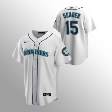 Men's Seattle Mariners Kyle Seager #15 White Replica 2020 Home Player Jersey