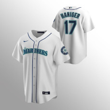 Men's Seattle Mariners Mitch Haniger #17 White Replica 2020 Home Player Jersey