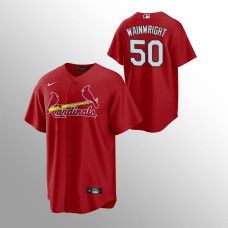 Adam Wainwright St. Louis Cardinals Red Replica Alternate Official Player Jersey