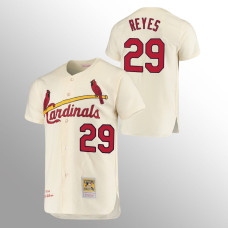 Men's St. Louis Cardinals Alex Reyes #29 Cream Cooperstown Collection Authentic Jersey